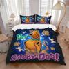 3dílná povlaková souprava Scooby Doo s animovanými postavami Obsahuje pohodlné povlečení se stylovým designem do ložnice, H005