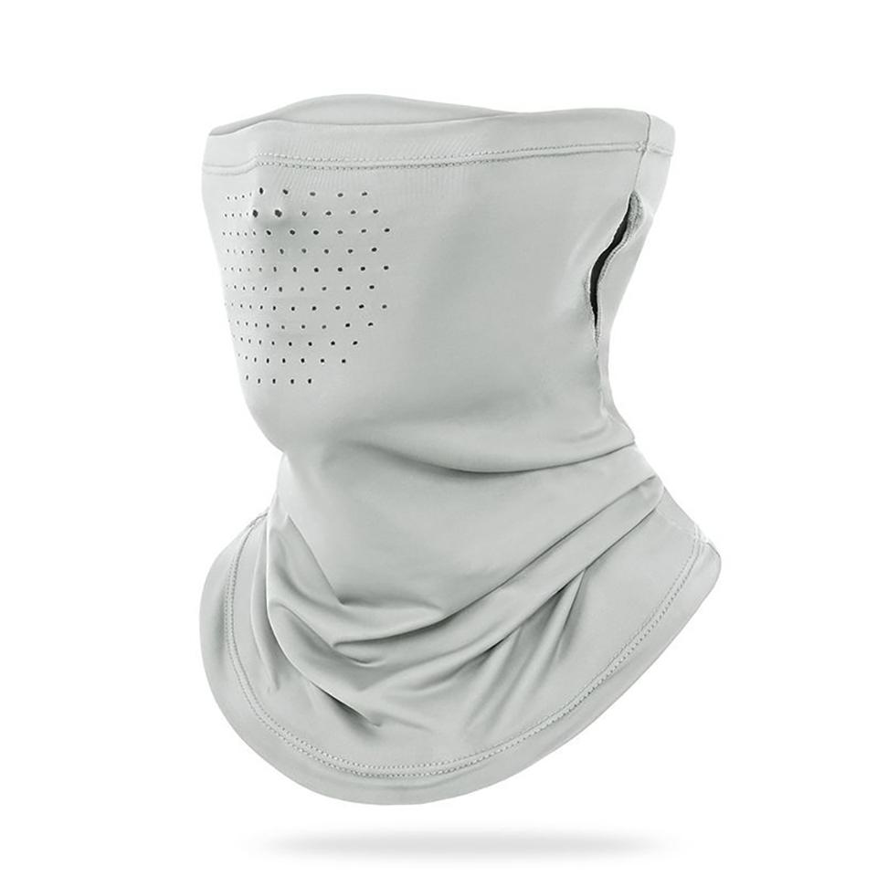 1Pcs Summer Cycling Face Cover Ice Silk Quick Dry Breathable Full Face Neck Gaiter UV Protection Sports Mask Men Women