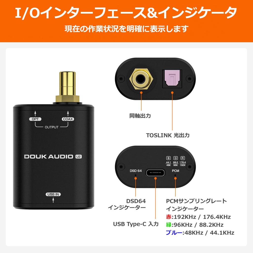 Nobsound U2 USB Digital Converter Digital Equipped with XMOS Low Plug and Audio DAC Connection Adapter for Interface XU316, Jitter, Optical/Coaxial