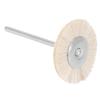 Spazzola per la Pulizia delle Punte per Fresa a Forma di T Portatile Spazzola per la Polvere per Unghie Strumento Accessorio per Manicure(bianca )