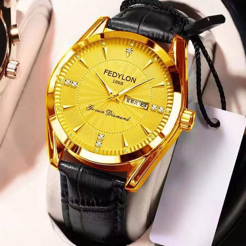 Ceas de mână pentru bărbați Ceas complet automat non-mecanic Ceas cu cuarț pentru studenți Ceas celebru Ceas cu curea rezistent la apă Model pentru bărbați