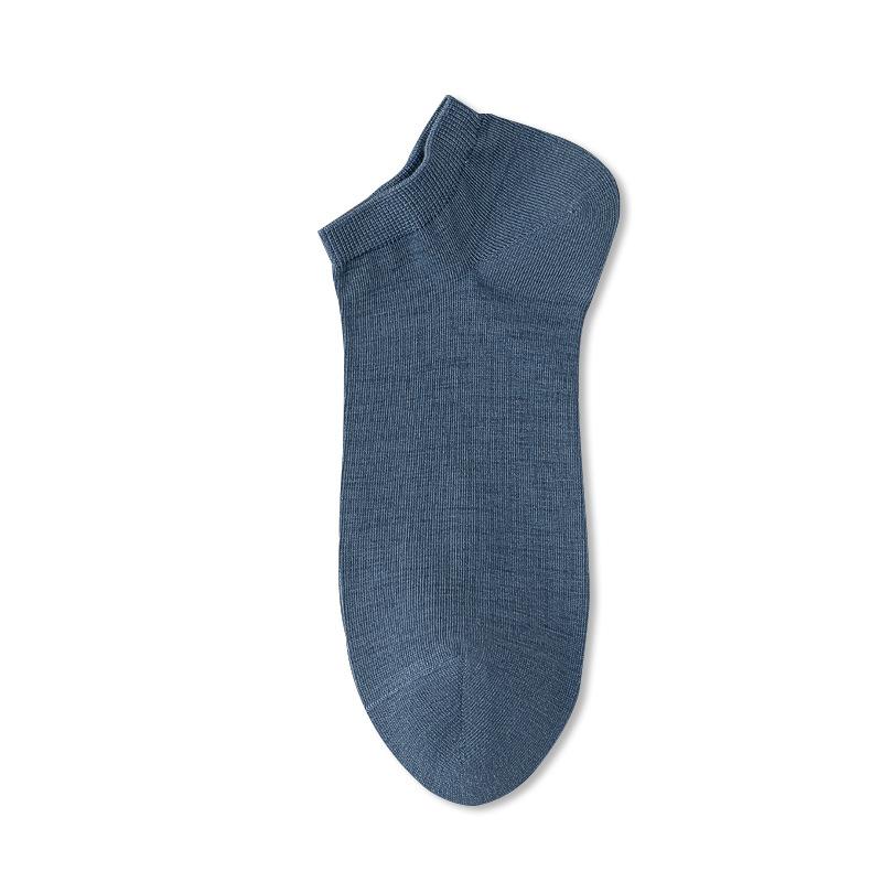 Męskie Letnie Cienkie Bawełniane 10A Antybakteryjne Pochłaniające Pot Bezszwowe Oddychające Skarpetki Stopki