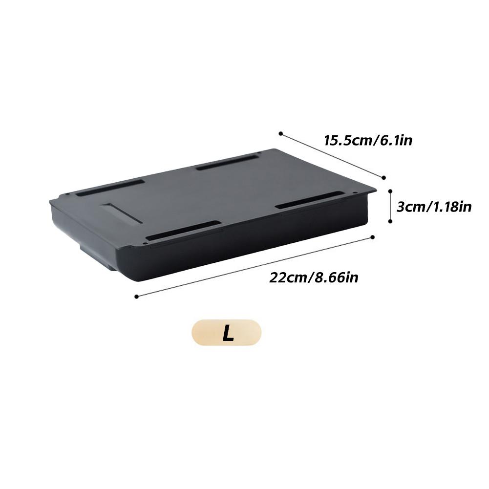 Samolepicí zásuvka pod stůl Skrytý úložný box Úspora místa Víceúčelový organizér na psací potřeby pro psací potřeby/kancelářské potřeby