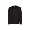 C.P. Company Solid Color Letter Print Crew Neck Long Sleeve Sweatshirt Unisex Sweatshirt Black 14CMSS085A005086W999