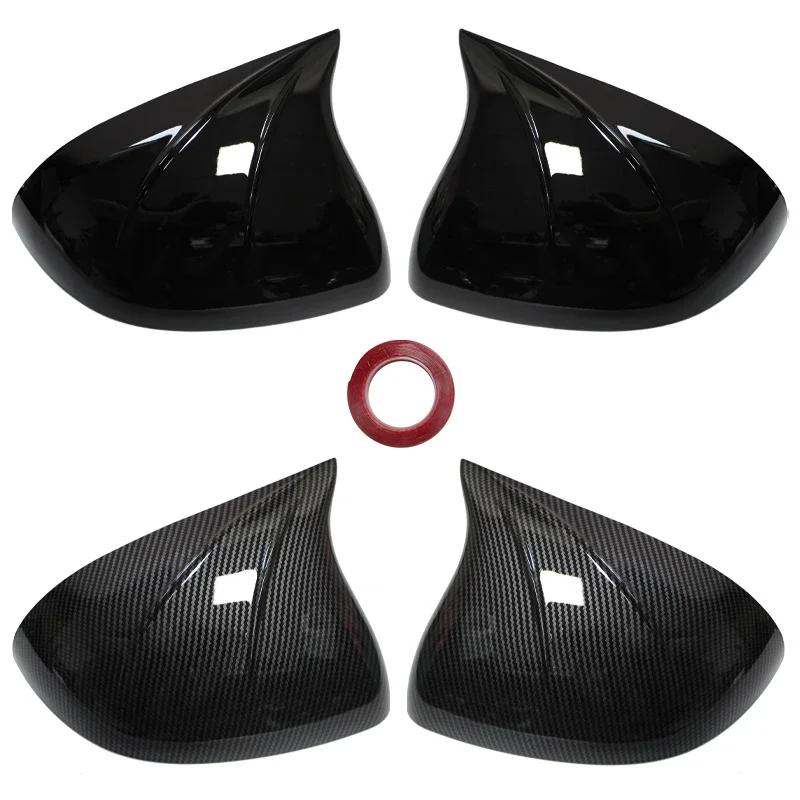 For Mercedes Benz C Class W206 2026 2026 2026 2026 Black Carbon Look Rear View Mirror Case Cover Accessories