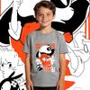 Boys Girls Cotton T Shirt Kids Ranma Characters Anime Print Casual Short Sleeve Top Soft Breathable Summer Clothing