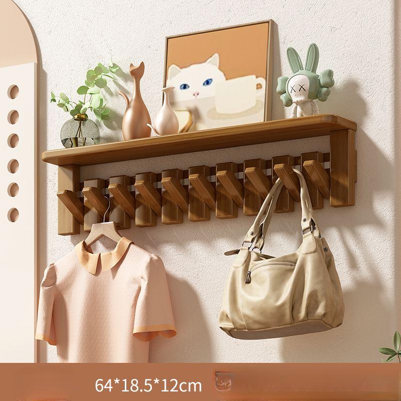 Modular wall Coat racks wooden multifunctional space saving Shelf Storage clothes hangers entrance hall Hanger Living room