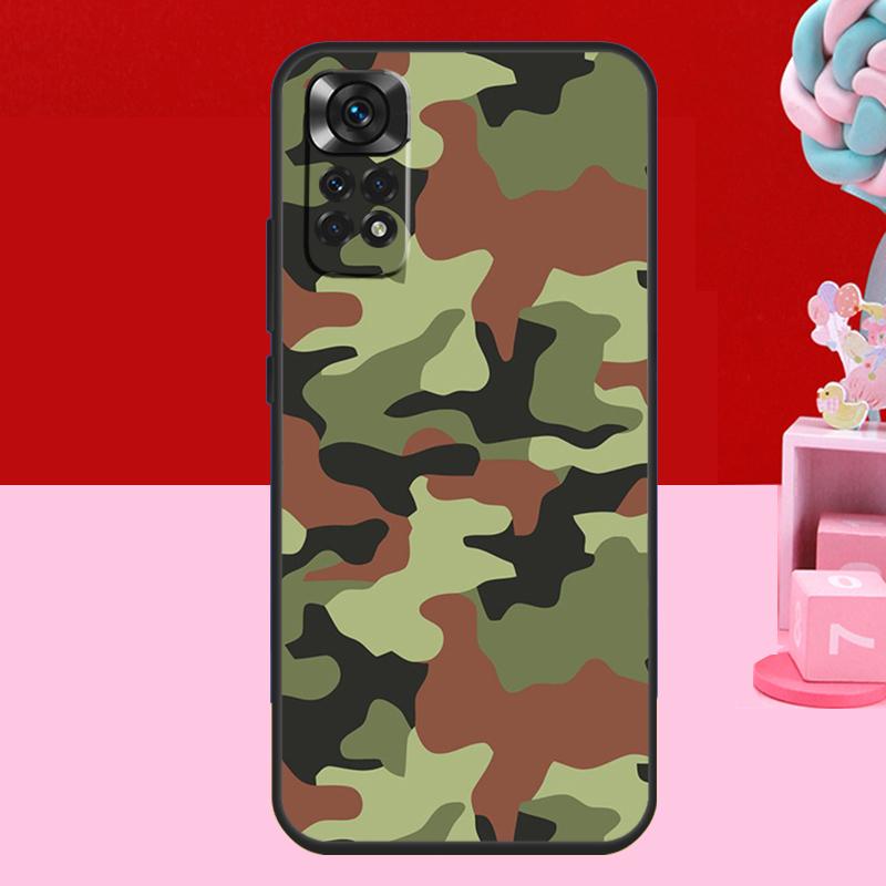 Camo Camouflage Pattern Case For Xiaomi Redmi Note 11 10 12 13 14 15 Pro Plus Redmi 15 C 14C 10C 12C 13C Soft Cover