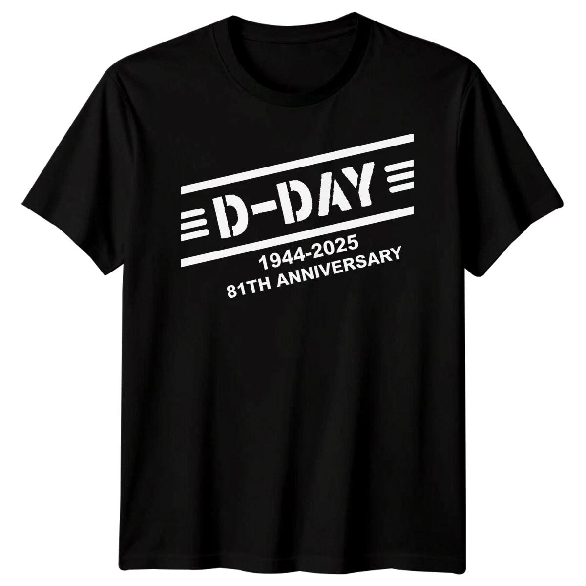 

Family 81th Anniversary D-Day T-shirt Tee 1944 World War II Normandy Military#DD L