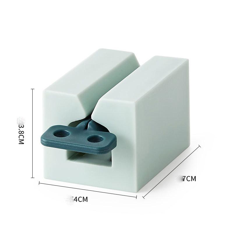 

Toothpaste Holder, Vertical Bathroom Organizer Toothpaste Squeezer Roller Tube Toothpaste Squeezer with Frosted Handle