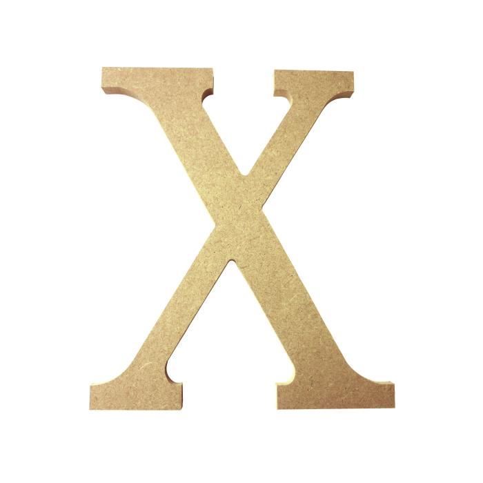 Letter "X" Mdf - Height : 220 Mm