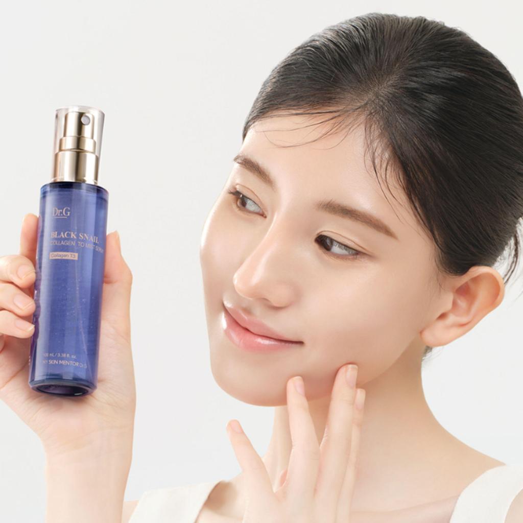 Dr.G Black Snail Collagen To Mist Serum Hydrating Firming Brightening Facial Mist 100ml