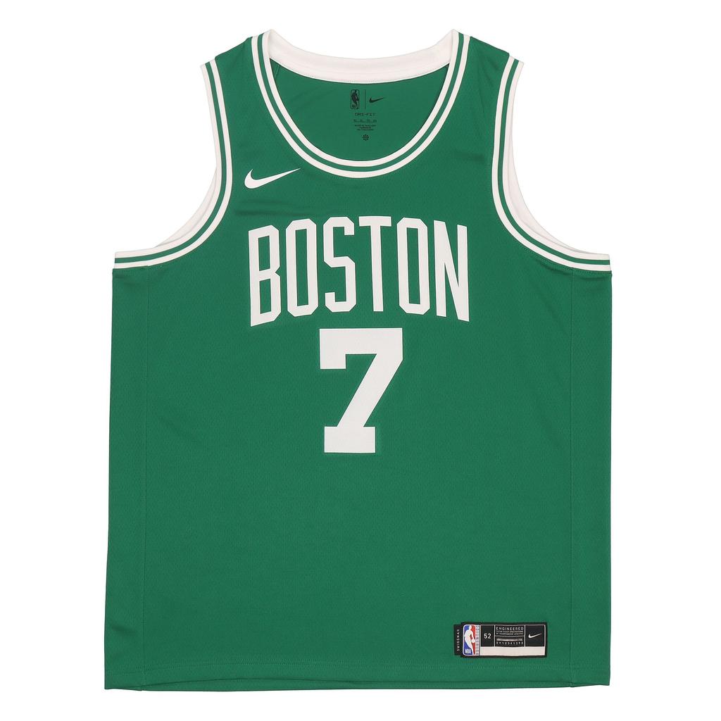 Nike NBA Basketball Jersey SW Fan Edition, Celtics Team, Brown No. 7 Men Tops Green CW3659-315