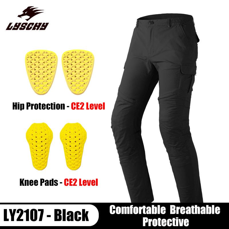 LYSCHY Motorcycle Jacket Pants Summer Mesh Breathable Motorbike Jacket Men Women CE2 Level Protective Anti-fall Motocross Jacket