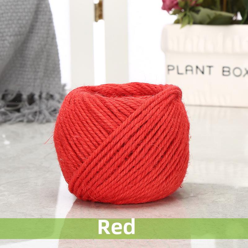 Vintage Style Colored Hemp Rope for DIY and Photo Clips (1.5-2mm, 25m/50m/100m)