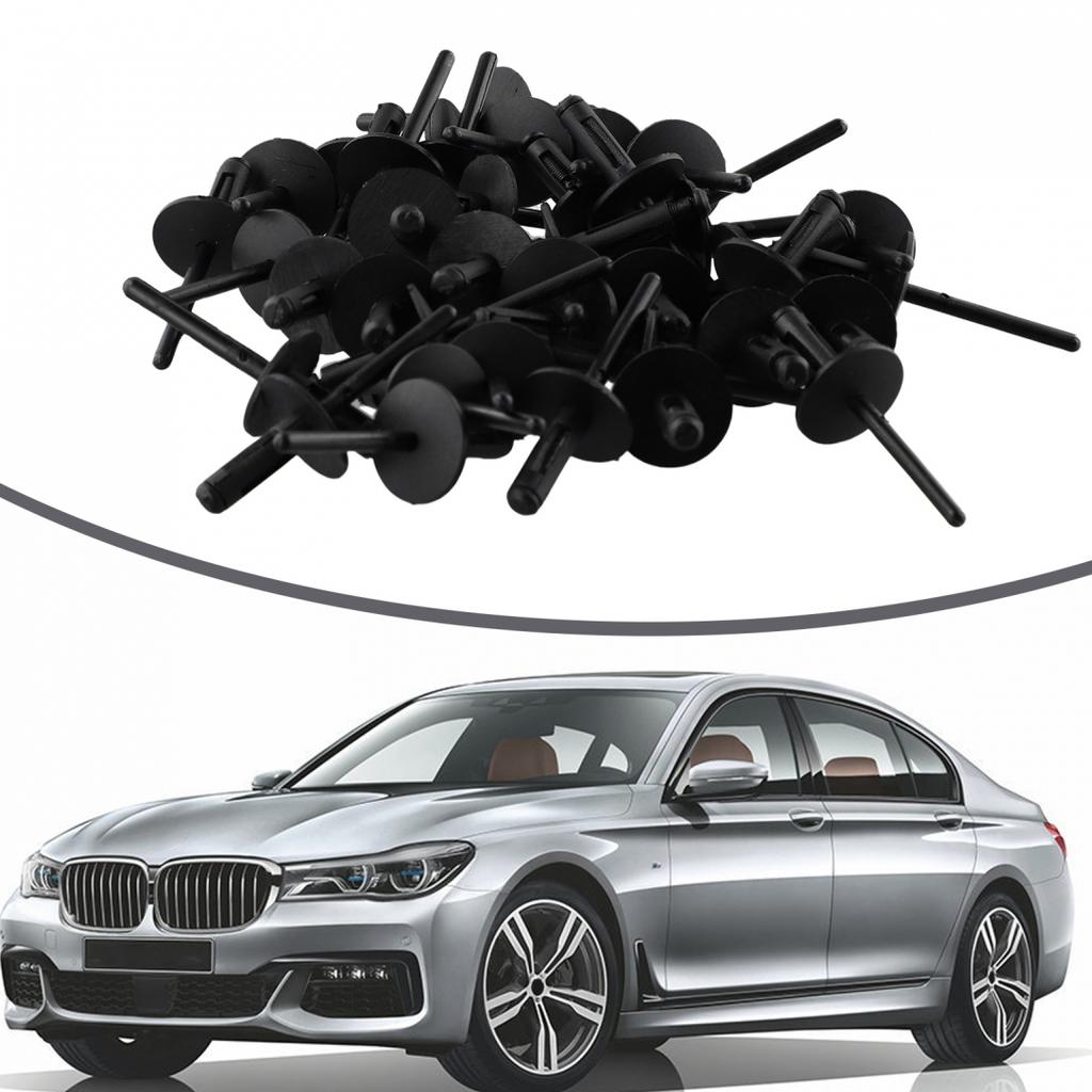 Car Rivets Plastic Black 51777171004 For BMW-E84/X3/F25/E70/X6/E71 Practic