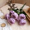 Rose Wall Decor Artificial Flowers For Wedding Home Photography With Silk Material