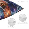 Nezha Birth Of The Demon Child Pillow Cases Ne Zha Cartoon Movie Cushion Covers Zippered Decor Pillowcover For Seat 40X40Cm
