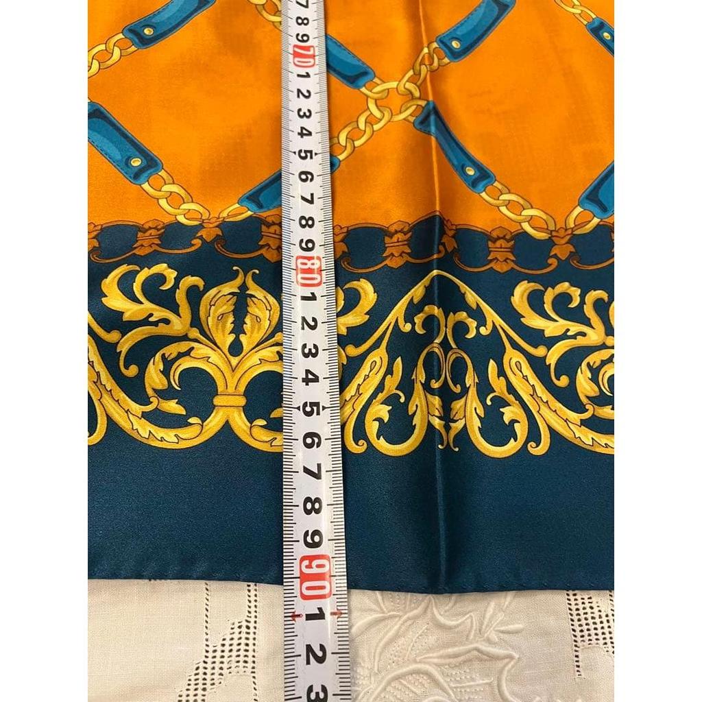Used Italy Luisa Spagnoli scarf silk 90cm