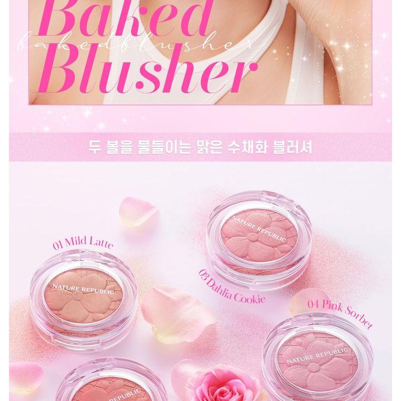 NATURE REPUBLIC - Baked Blusher - 5 colors