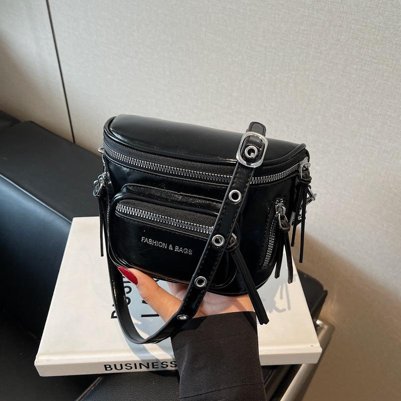 

Модная сумка-мессенджер Женская Новая Женская Повседневная Наплечная сумка чёрный