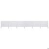 Room Divider - vidaXL - 6 Panels - Non-woven Fabric - Wood - Elegant Exterior