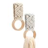 Cotton Rope Hand Towel Hanger Boho Style Wall Towel Rack New Towel Ring Holder  Washroom