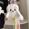 Korean Style Plush Ghost Backpack Large Capacity School Bag Doll Stuffed Plush Bag  Kindergarten