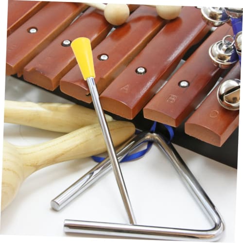 QUMIIRITY 8-Piece Triangular Iron Mallets for Percussion Instruments