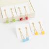Women's Zinc Fashion Jade Long Drop Earrings