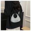 Elegante Leder-Schleifen-Umhängetasche Große Kapazität Einfarbige Crossbody-Tasche Koreanischer Stil Damen-Handtasche Damen