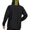 Adidas Logo Casual Hooded Zip Windbreaker Jacket Men Jackets Black GH7370