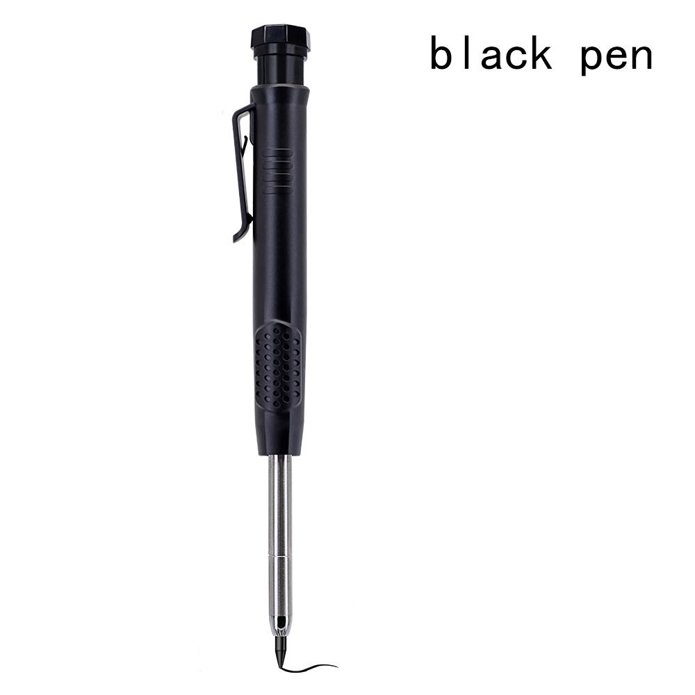 2.8mm Long Head Deep Hole Woodworking Pencil Set Built In Pencil Sharpener, Marking Carpenter Pencil, Engineering Drawing Pencil