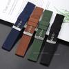16mm 18mm 20mm 22mm Nylon Armee Sportband Nylon Stoff Gürtel Zubehör Dornschließe Bänder Schwarz Kaffee Blau Grün Uhrenarmband
