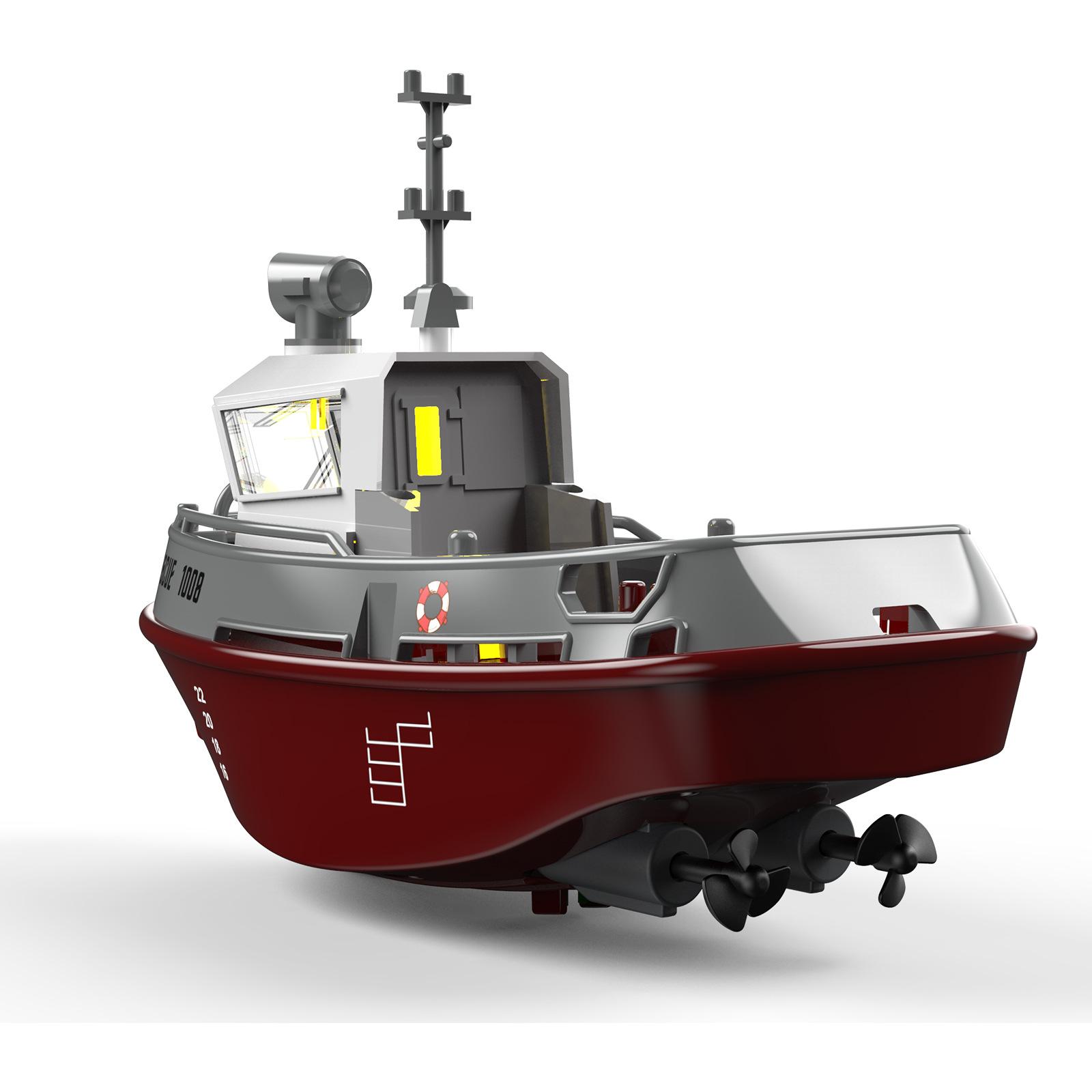 

Remote Control Tug 2.4G Remote Control Ship Summer Charging Water Toy Simulation Remote Control Boat Model Rc