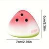 Watermelon Stress Relieving Toy Soft Ice Skin Wet Slow Rebound Stress Relieving Wet and Smooth Stress Relieving Toy Small Gift