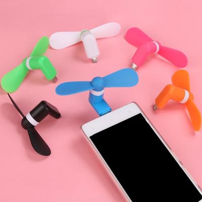 Cell Phone Mini USB Electric Fan Cooling Smartphone Portable Fan for Android & I Phone Universal Colo