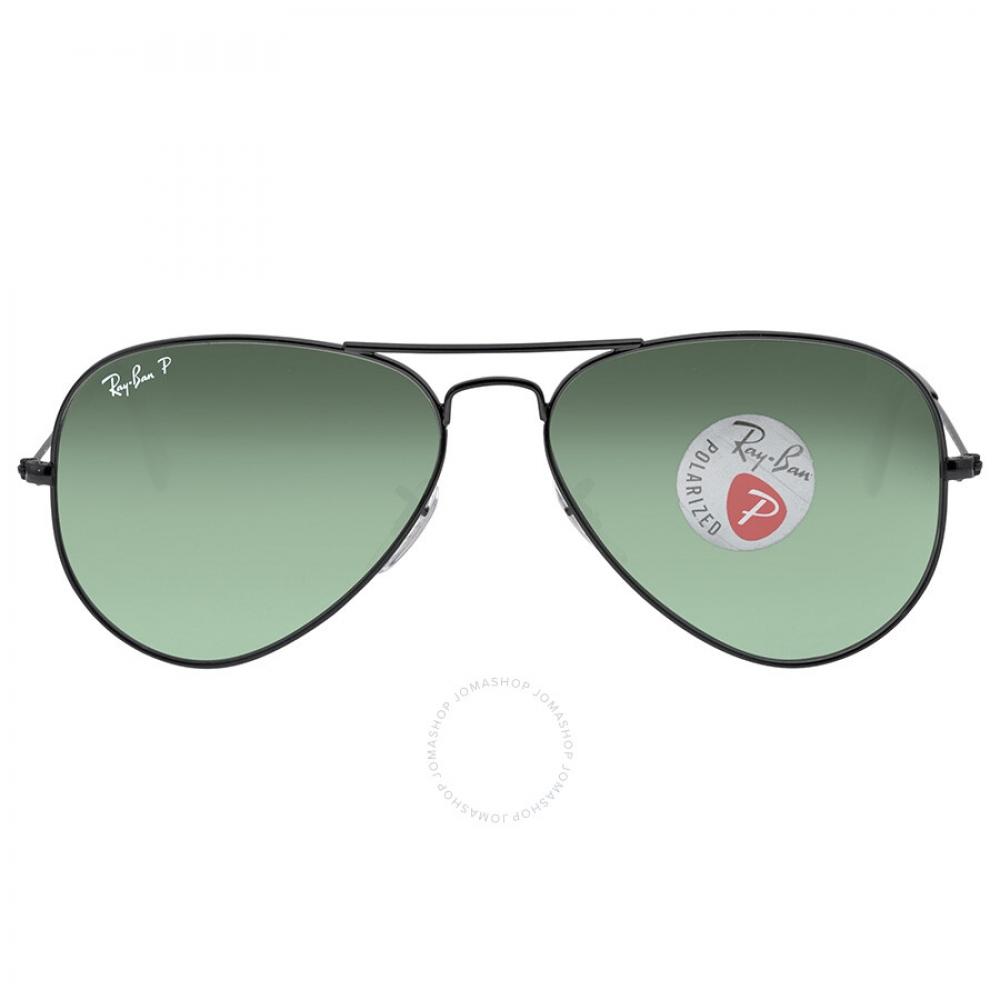 

Ray Ban Aviator Classic Green Polarized Unisex Sunglasses RB3025 002 58 58