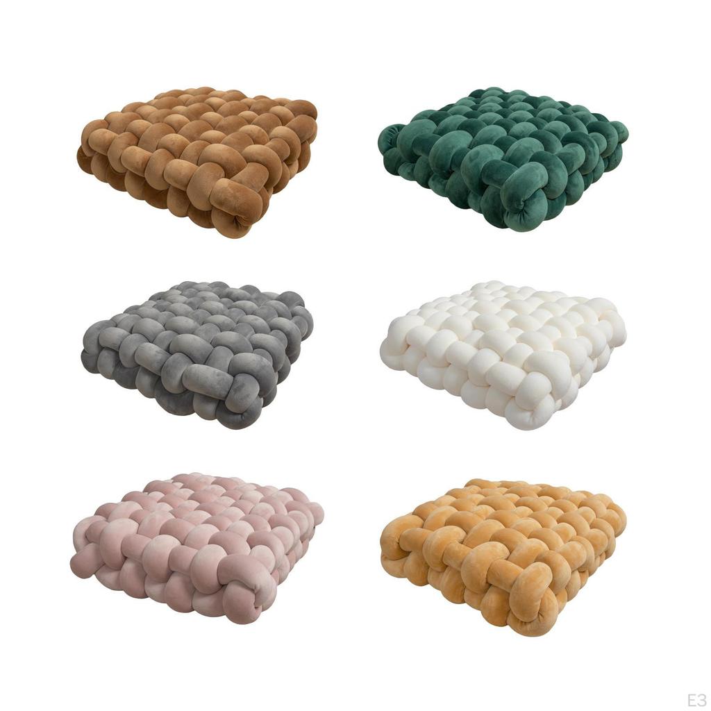 Decorative Throw Cushion Pillow Handmade Desktop Bedding Couch Knot