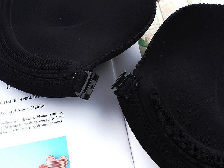 Women's Sexy Seamless Push-Up Bra: Wireless, Adjustable Front Buckle, Side Support, Beautiful Back Design