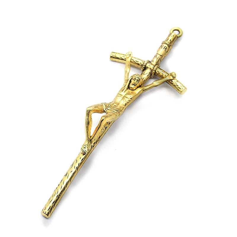 Jesus Christ Crucifix for Cross Religious Pendant Necklace Unisex Zinc Alloy Pendant Retro Vintage Pendant for Women Men