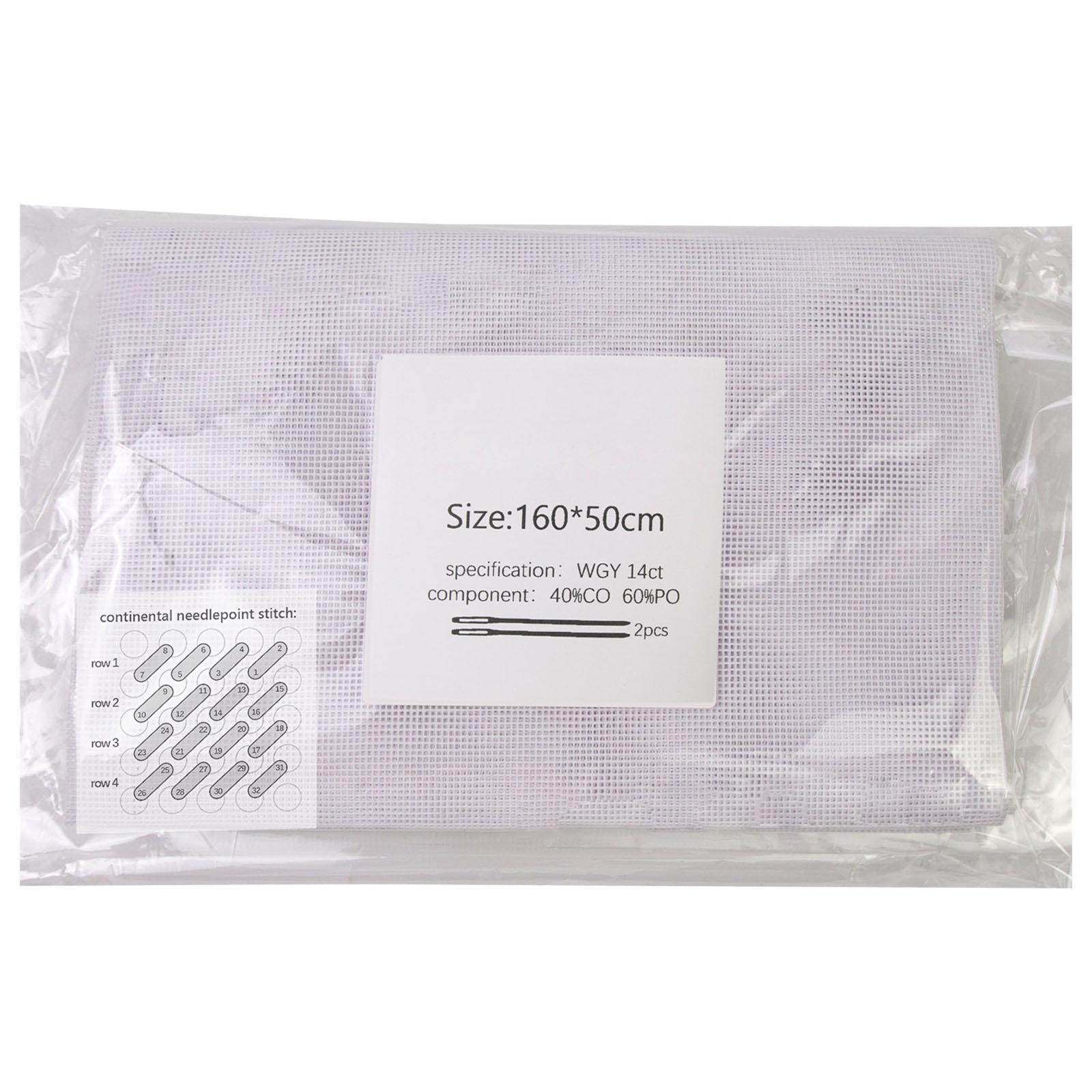 

14CT Canvas Sheets Холст для вышивания крючком Практичные сетчатые листы для вышивания крючком Canvas Mesh для вышивки крючком M