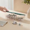 Partitioned Storage Plastic Power Wire Bin Data Line Organizer Cable Holder Charging Plug Case