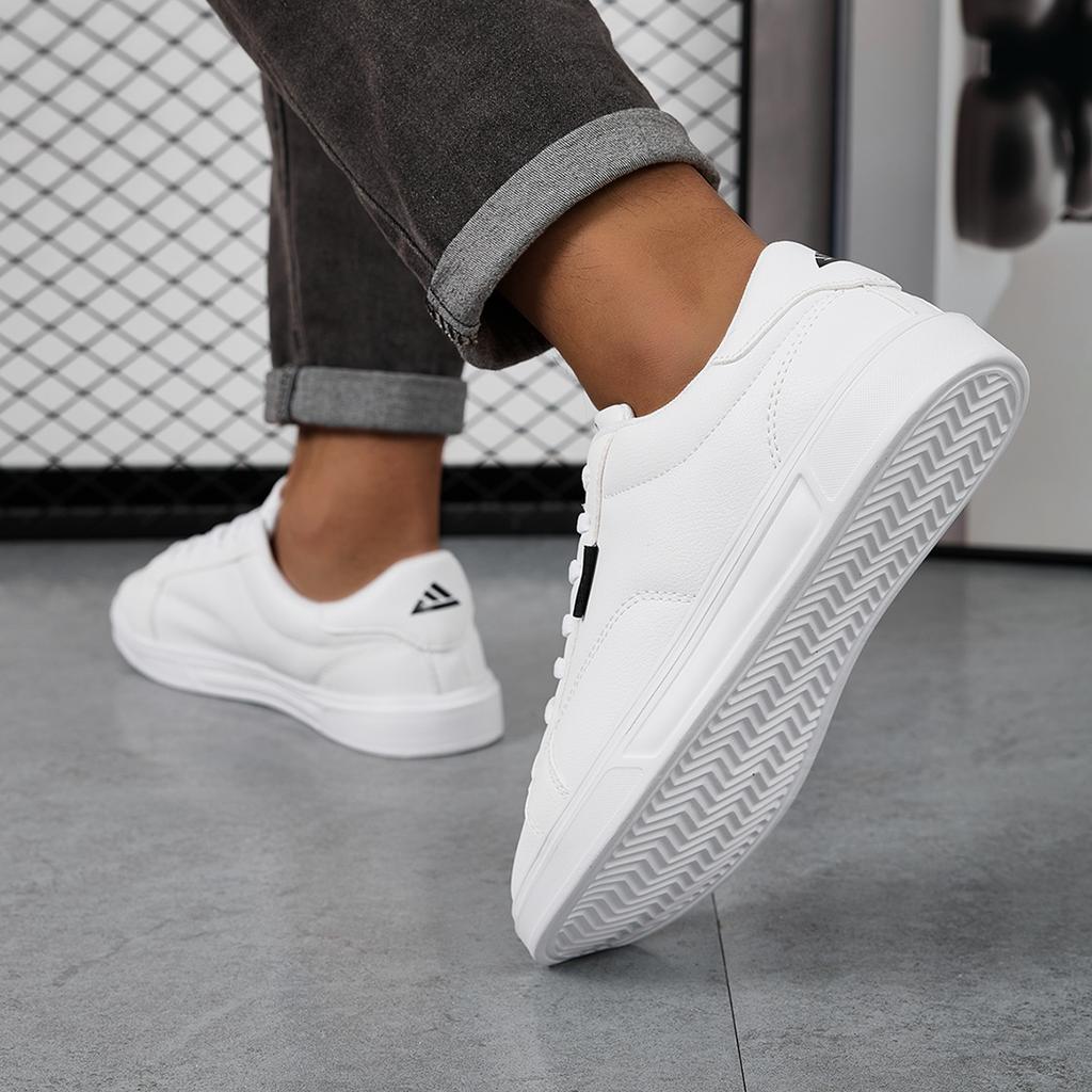 Spring Men Women Shoes Outdoor White Leather Casual Sneaker Summer Sport Running Breathable Walking Flat Female Footwear Fashion