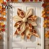 Kit per Realizzare Ornamenti in Tessuto, Grande Fiocco Patchwork Kit da Cucito, Set di Materiali Fai-da-Te, Pacco di Materiali Decorativi Fatti a Mano per Macchina da Cucire Manuale per Appendere alla Porta,