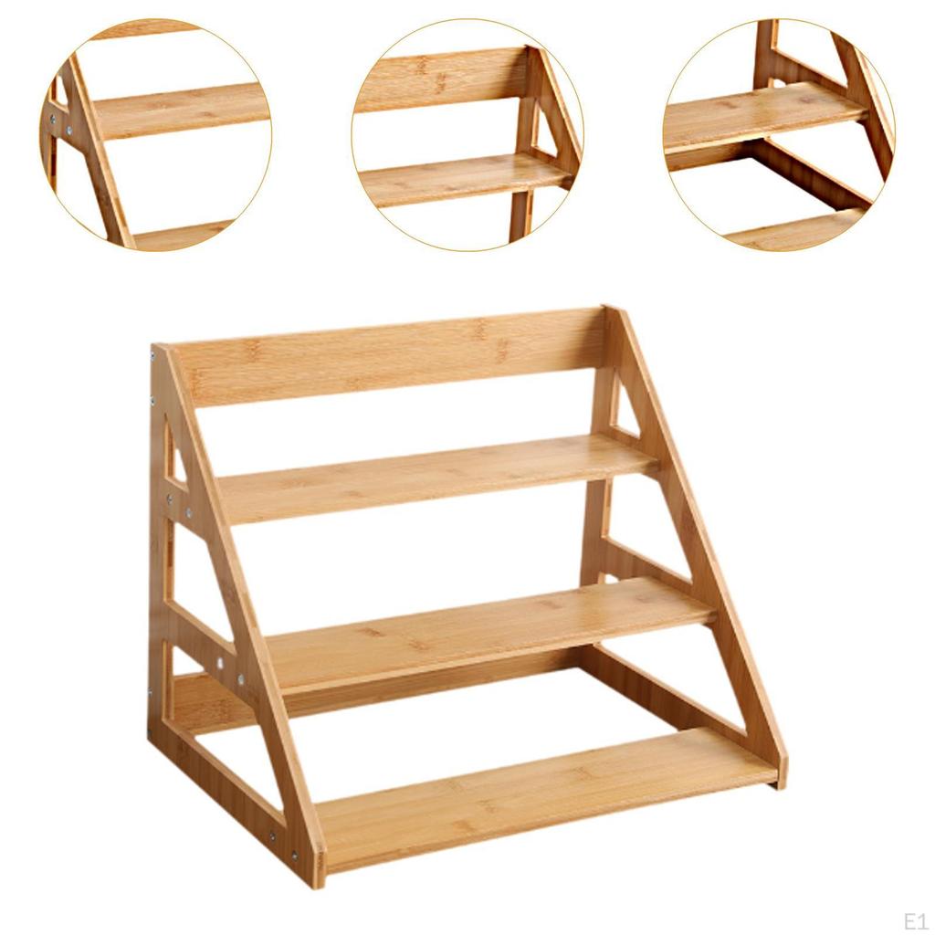 Gewürzregal Parfüm Organizer Regal 3 Etagen Schmuckhalter Solide Kaffeetassen Aufbewahrung Make-up Ständer