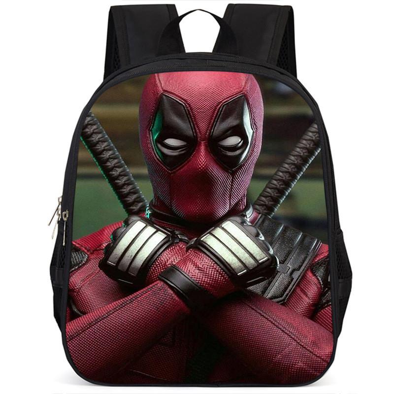 Spacious 15 Inch Deadpool Backpack For Boys And Girls With Large Capacity Design