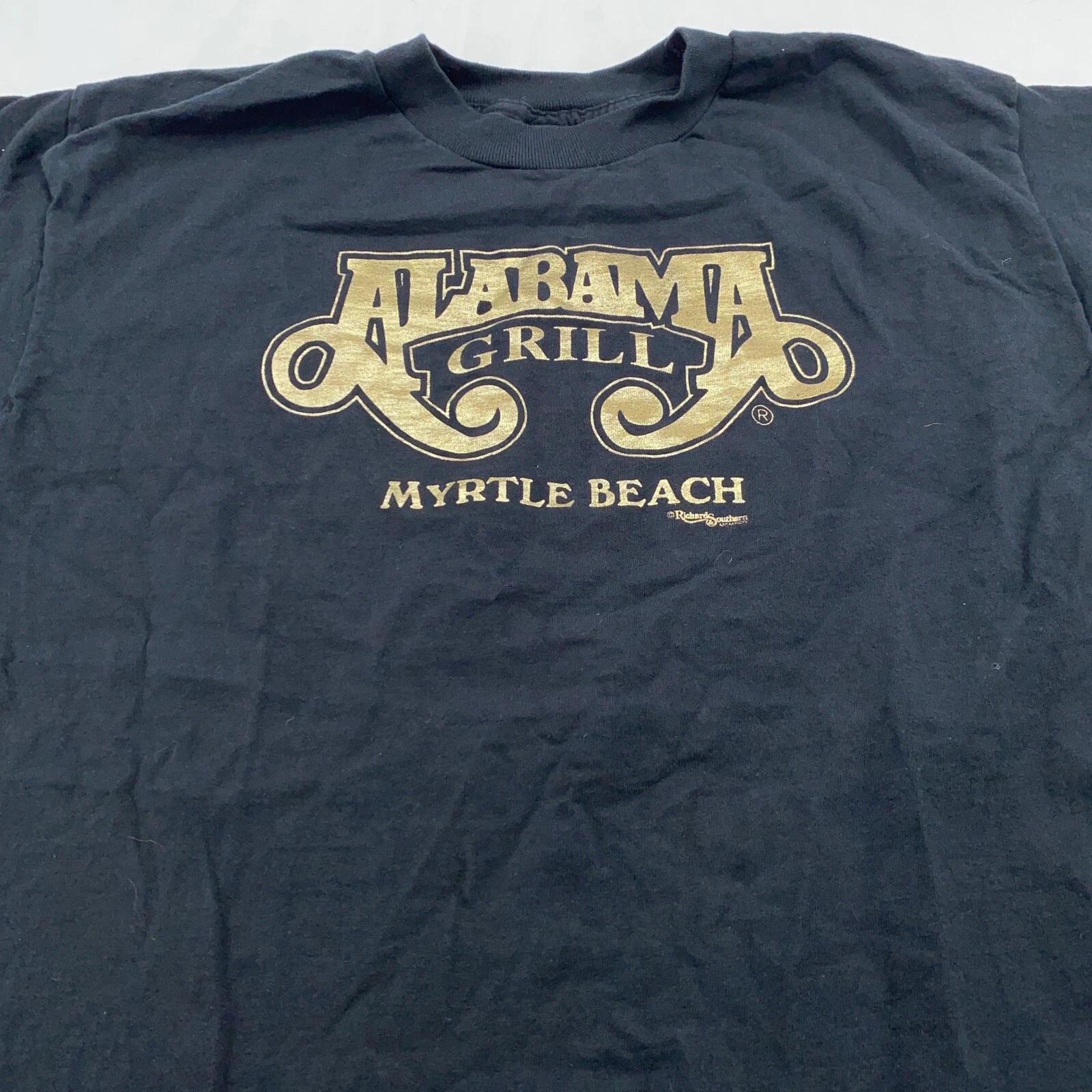 vintage 90s ALABAMA GRILL MYRTLE BEACH SOUTH CAROLINA T-Shirt LARGE bar 2XL