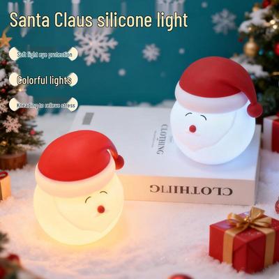 Santa Claus Bedside Night Light: Soft, Warm Glow for a Cozy Bedroom Atmosphere