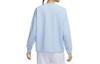Nike Sweatshirts Women's Light Armory Blue Crew Neck Moderate Regular CZ9244-440